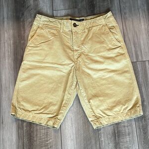 American Eagle Outfitters Tan Flat Front Shorts